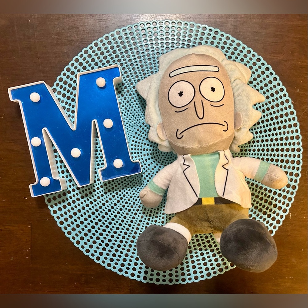 Rick and Morty Plush Rick Stuffed Doll Toy 10-14” Toy Factory Adult Swim Plushie